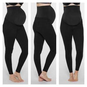 Mama ankle jean-ish leggings *Black*